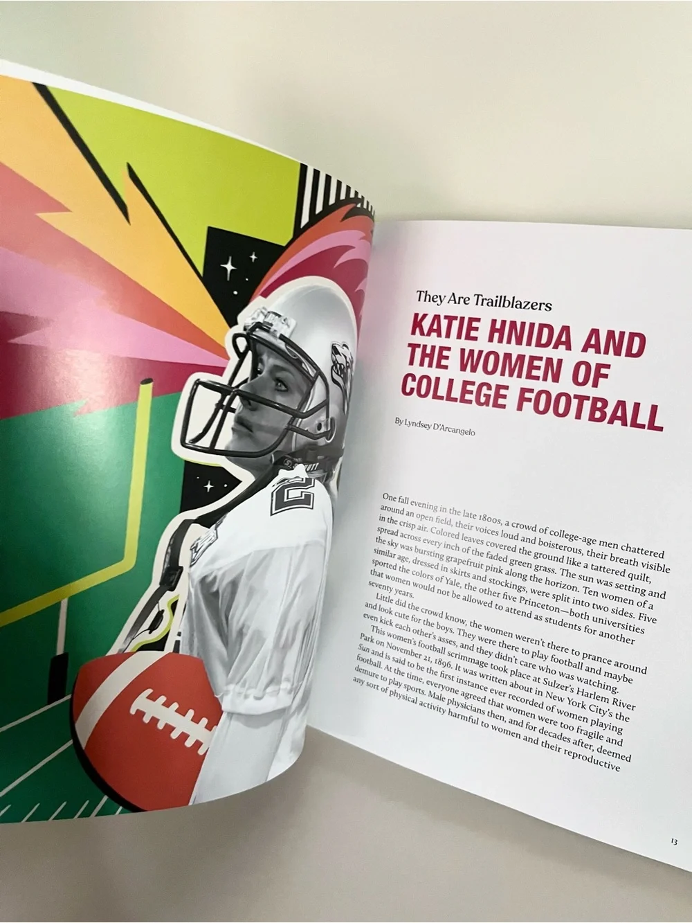 Women in sports hardcover book full color
